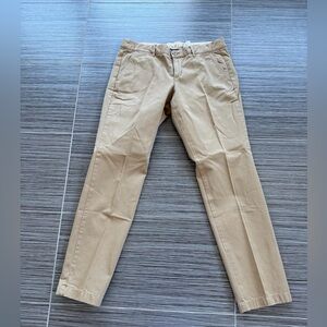J. Crew  Khaki Waverley Chinos Size 10, 100% cotton